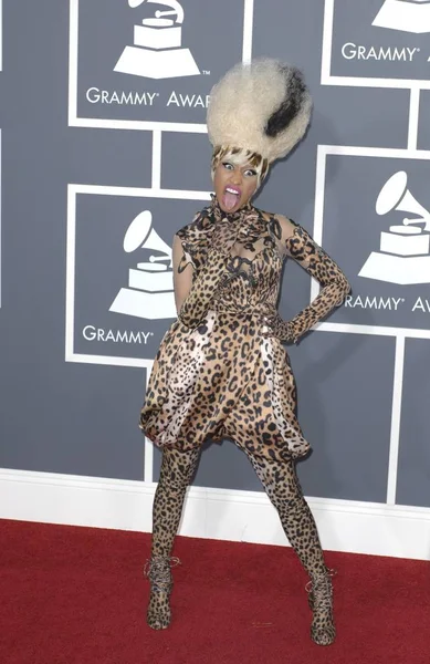 Nicki Minaj Givenchy Couture Giyen 53Rd Yıllık Grammy Ödülleri Için — Stok fotoğraf