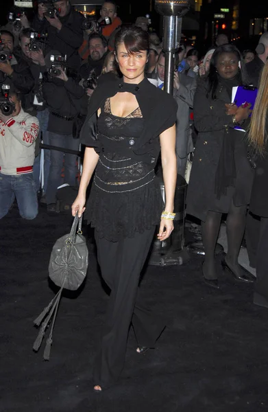 Helena Christensen Arrive Versace Fifth Avenue Opening Party Versace Fifth — Photo