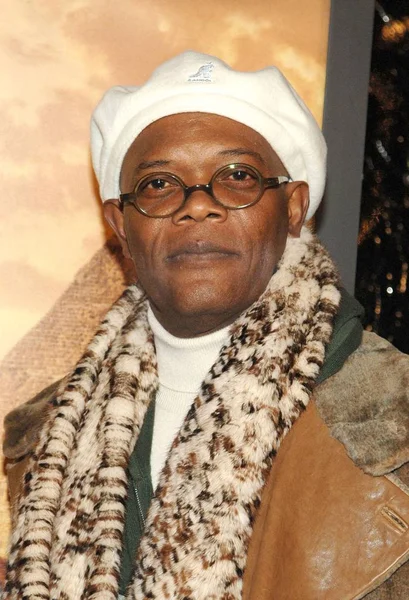 Samuel Jackson Aux Arrivées Pour Jumper Premiere Ziegfeld Theatre New — Photo