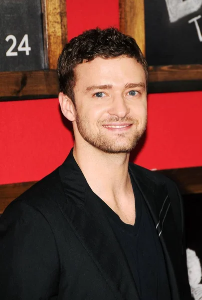 Justin Timberlake Bei Der Anreise Zur Bad Teacher Premiere Das — Stockfoto