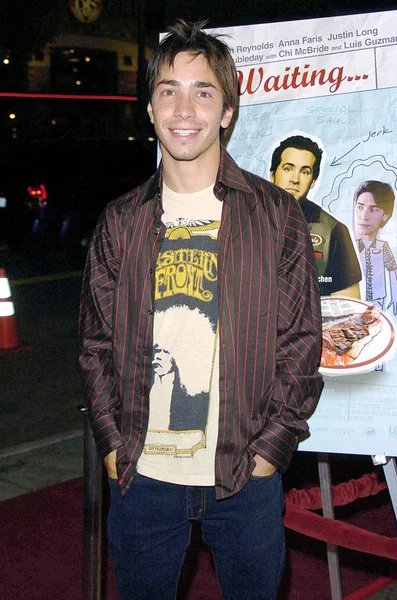 Justin Long Arrivals Waiting Premiere Mann Bruin Theatre Westwood New — Stock Photo, Image