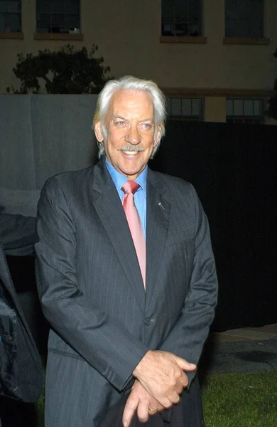 Donald Sutherland Chegadas Para Dirty Sexy Money Series Premiere Afterparty — Fotografia de Stock