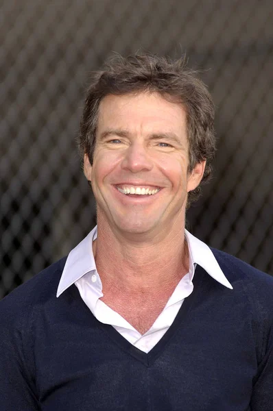 Dennis Quaid Ceremonia Inducción Star Paseo Fama Hollywood Para Dennis — Foto de Stock