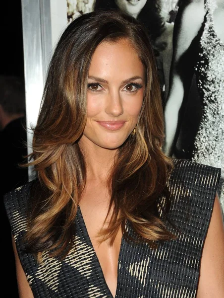 Minka Kelly Chegadas Para Country Strong Premiere Academy Motion Picture Imagens Royalty-Free