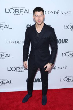 Nick Jonas 2017 için gelen gelen Glamour kadınlar yıl Ödülleri, Kings Theatre, Brooklyn, NY Kasım 13, 2017. Fotoğraf: Andres Otero/Everett Collection