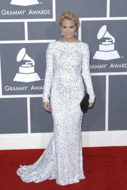 Carrie Underwood (bir Gomez-Gracia elbisesi giyen) 54th yıllık Grammy Ödülleri için gelenler-gelenler, Staples Merkezi, Los Angeles, CA Şubat 12, 2012. Fotoğraf: Elizabeth Goodenough/Everett Collection