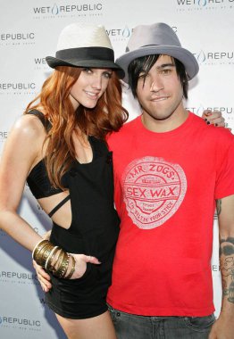 Ashlee Simpson Wentz, Pete Wentz Ashlee Simpson Wentz 25 Doğum Günü Partisi, Isı Cumhuriyeti Mgm Grand, Las Vegas, Nv Ekim 3, 2009 için gelenler. Fotoğraf: James Atoa / Everett Koleksiyonu
