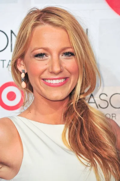 Blake Lively Las Llegadas Jason Para Target Launch Party Skylight — Foto de Stock