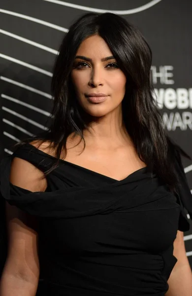 Kim Kardashian Las Llegadas Para Los Premios Webby Anuales Cipriani — Foto de Stock