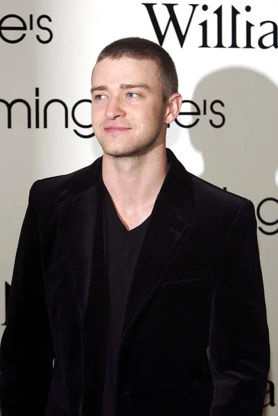 Justin Timberlake Justin Timberlake William Rast Giyim Hattı Bloomingdale New — Stok fotoğraf