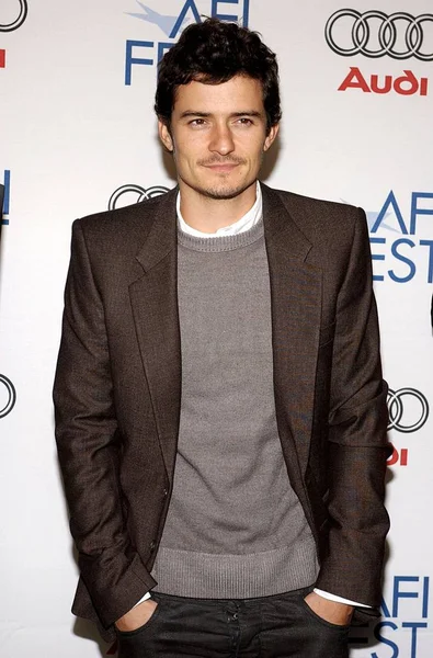 Orlando Bloom Agli Arrivi Afi Fest 2007 Omaggio Laura Linney — Foto Stock