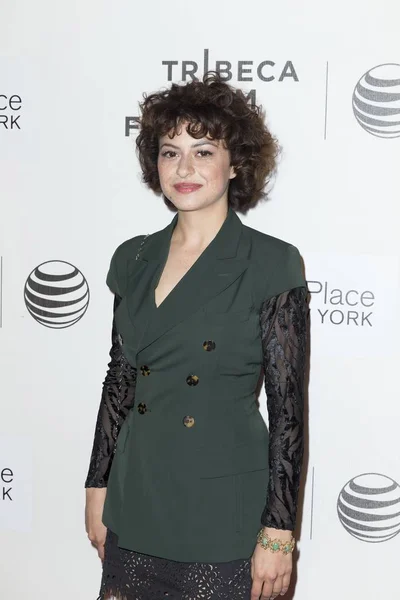 Alia Shawkat Arrivals Driftless Area World Premiere Tribeca Film Festival — стоковое фото