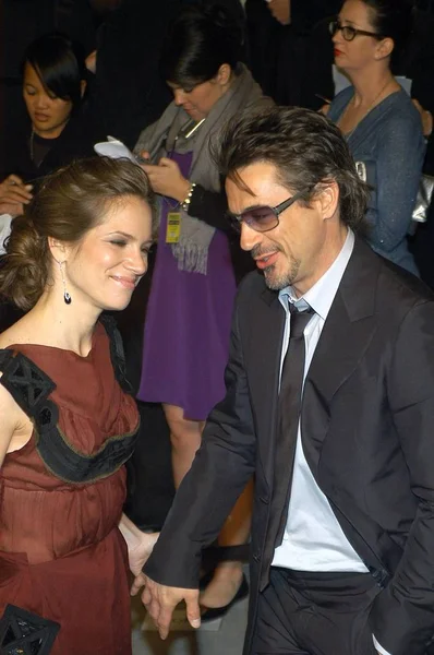 Susan Levin, Robert Downey Jr 2007 Vanity Fair Oscar Partisi, Mortons Restaurant, Los Angeles, Ca, Şubat 25, 2007 için gelenler. Fotoğraf: Tony Gonzalez / Everett Koleksiyonu