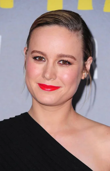 Brie Larson Aux Arrivées Pour Première Mondiale Trainwreck Alice Tully — Photo