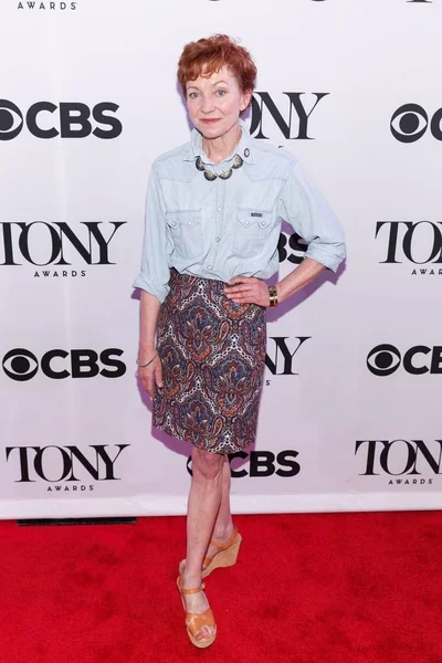 Julie White Chegadas Para 2015 Tony Awards Meet Nominees Press — Fotografia de Stock