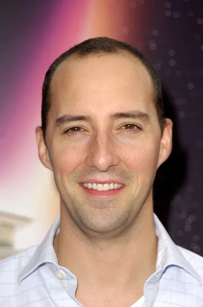 Tony Hale Las Llegadas Para Zathura Premiere Mann Village Theatre — Foto de Stock