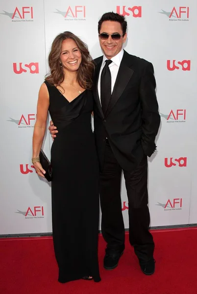 Robert Downey Arrivals Afi Life Achievement Award Warren Beatty Kodak — Stock Photo, Image