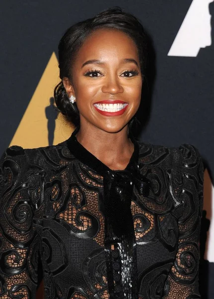 Aja Naomi King Chegadas Para Academys 8Th Annual Governors Awards — Fotografia de Stock