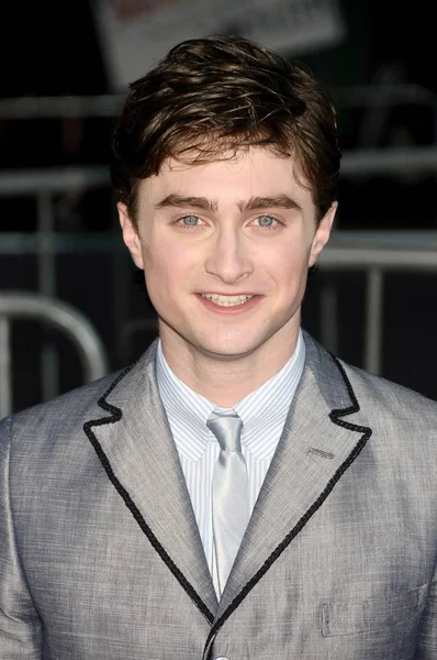 Daniel Radcliffe Las Llegadas Para Harry Potter Half Blood Prince — Foto de Stock