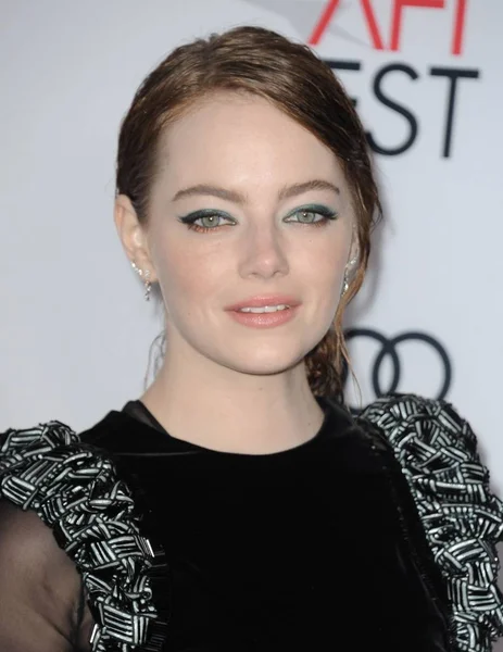 Emma Stone Bei Der Ankunft Zur Land Gala Premiere Auf — Stockfoto