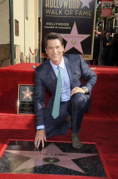 Rob Lowe Induction Ceremony Star Hollywood Walk Fame Rob Lowe — Stock Photo, Image