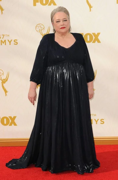 Kathy Bates Chegadas Para 67Th Primetime Emmy Awards 2015 Chegadas — Fotografia de Stock