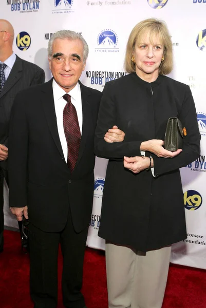 Martin Scorsese Wife Arrivals Direction Home Bob Dylan Dvd Premiere — Stock Photo, Image