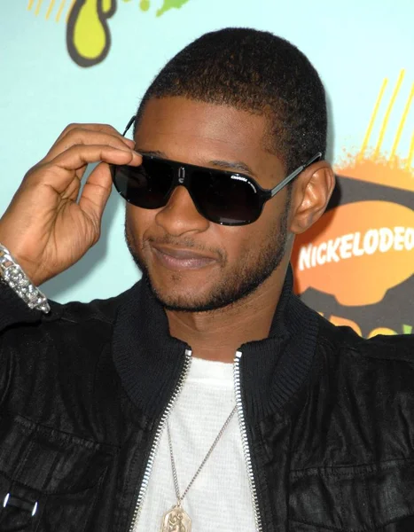 Usher Arrivals Nickelodeon 21St Annual Kids Choice Awards Arrivals Ucla — Stok fotoğraf