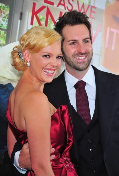 Katherine Heigl Josh Kelley Arrivals Life Know Premiere Ziegfeld Theatre — Stock Photo, Image