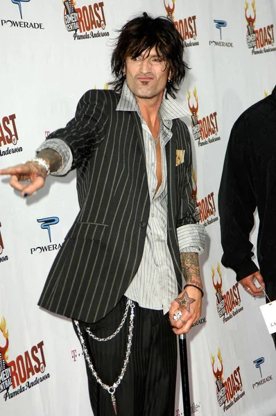 Tommy Lee Arrivals Comedy Central Celebrity Roast Pamela Anderson Sony — Stock Photo, Image