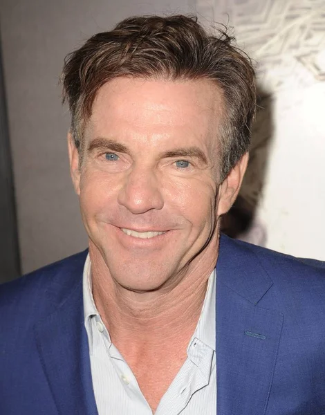 Dennis Quaid Sosirile Pentru Premiera Seriei Art More Crackle William — Fotografie, imagine de stoc