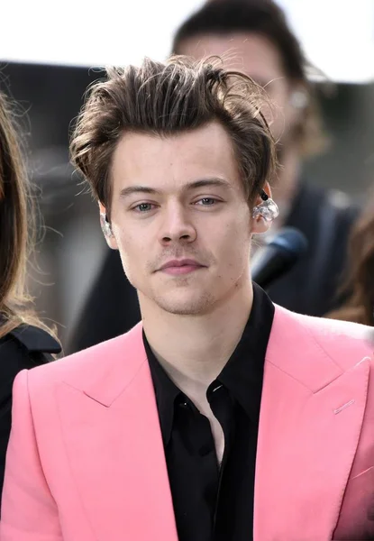 Harry Styles Stage Nbc Today Show Concert Harry Styles Rockefeller — Stock Photo, Image