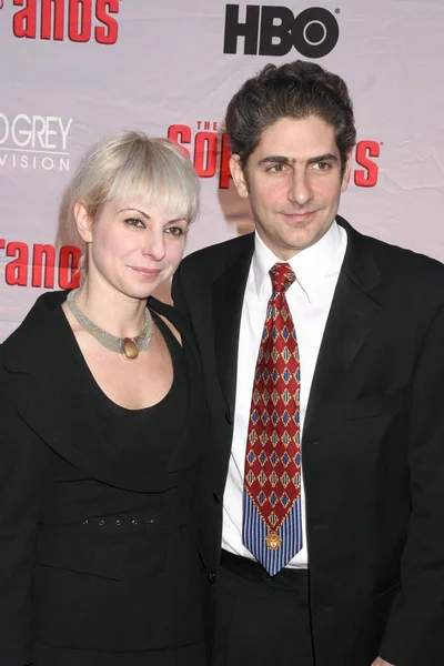 Victoria Imperioli Michael Imperioli Las Llegadas Sopranos Hbo Estreno Mundial — Foto de Stock