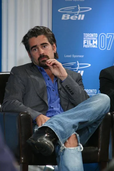Colin Farrell on Cassandra 'S Dream Press Konferansı için basın toplantısında 32 yıllık Toronto Uluslararası Film Festivali, Sutton Place Hotel, Toronto, Kanada, on, Eylül 12, 2007. Fotoğraf: Myra/Everett Collection