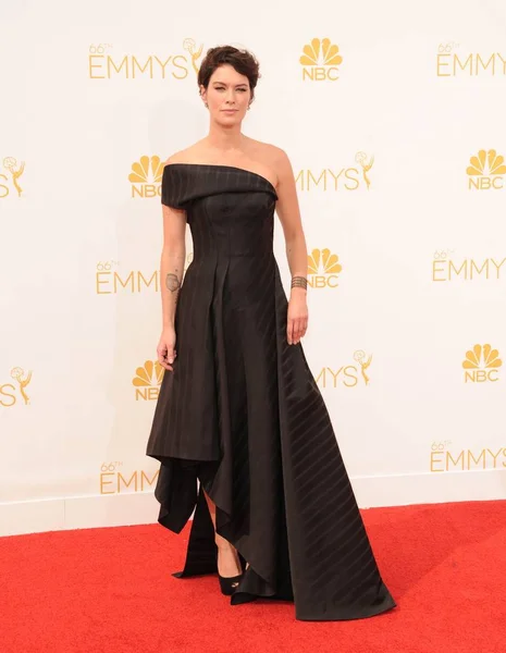 Lena Headey Chegadas Para 66Th Primetime Emmy Awards 2014 Emmys — Fotografia de Stock