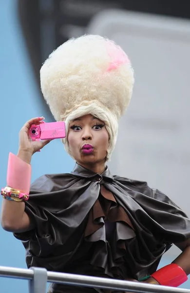 Nicki Minaj Attendance Casio Tryx Camera Launch Best Buy Theatre — Stock Photo, Image