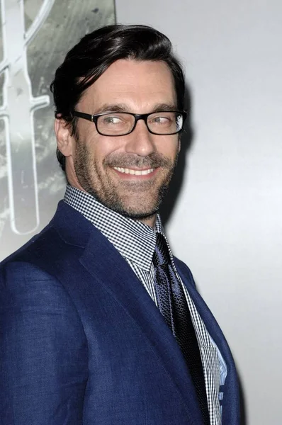 Jon Hamm Příjezdové Premiéře Graumově Čínském Divadle Los Angeles 2011 — Stock fotografie