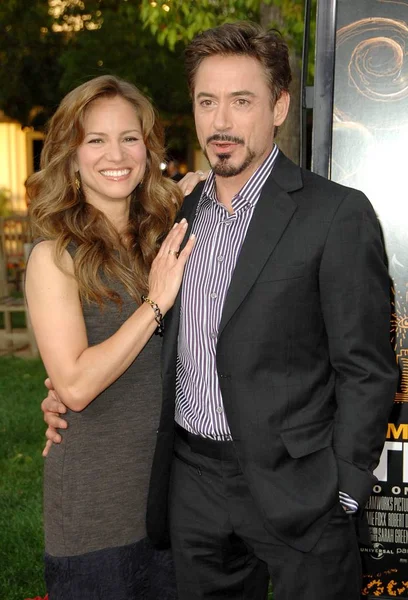 Robert Downey Agli Arrivi Soloist Premiere Paramount Theatre Los Angeles — Foto Stock