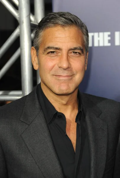 George Clooney Chegadas Para Ides March Screening Samuel Goldwyn Theater — Fotografia de Stock