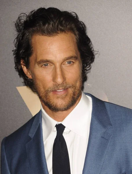 Matthew Mcconaughey Las Llegadas Para Los Premios Anuales Cine Hollywood — Foto de Stock