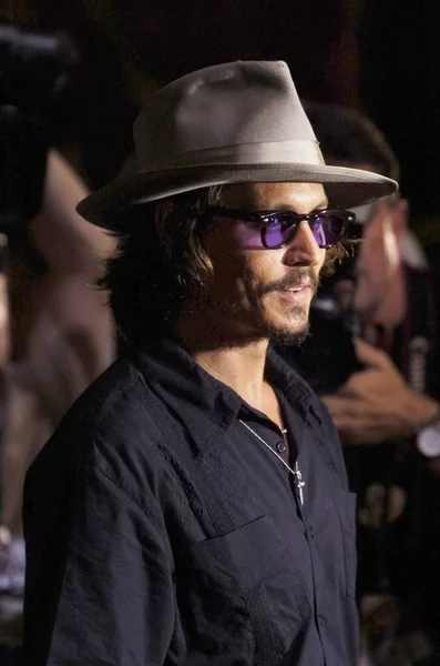 Johnny Depp Aux Arrivées Pour Pirates Caribbean Worlds End Premiere — Photo