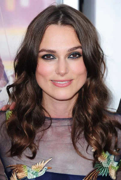 Keira Knightley Arrivals Begin Again Premiere School Visual Arts Sva — Stock Photo, Image