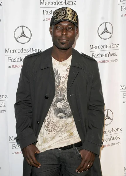 Jimmy Jean Louis Arrivals Day Arrivals Mercedes Benz Fashion Week — Stock Photo, Image