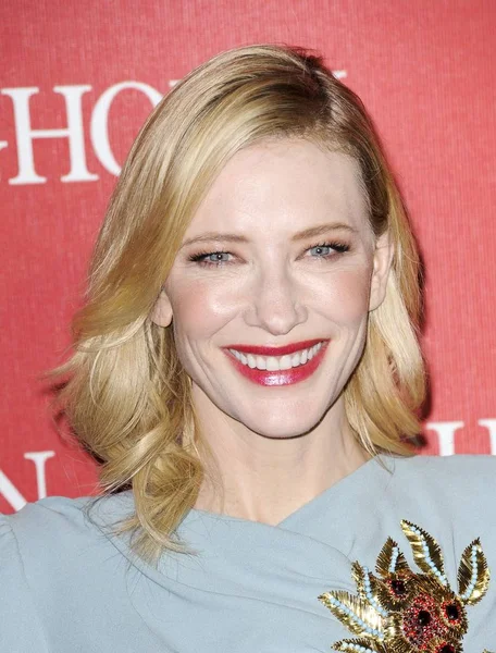 Cate Blanchett Beérkezések Éves Palm Springs Nemzetközi Filmfesztivál Awards Show — Stock Fotó