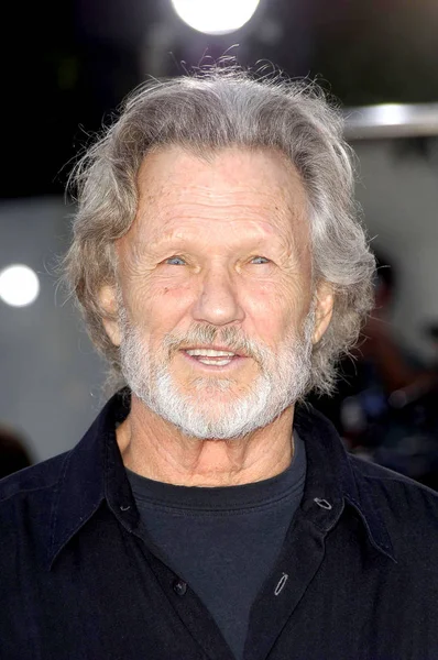 Kris Kristofferson Chegadas Para Premiere Dreamer Mann Village Theatre Westwood Imagem De Stock