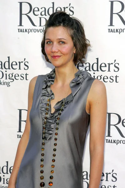 Maggie Gyllenhaalová Při Příjezdu Reader Digest 000Th Večírek Skylight Studios Royalty Free Stock Fotografie