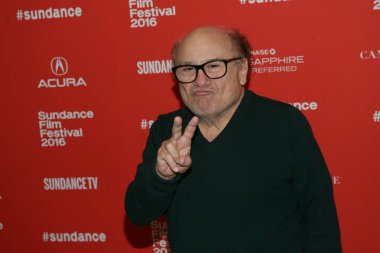Danny DeVito at arrivals for WIENER-DOG Premiere at Sundance Film Festival 2016, The Eccles Center for the Performing Arts, Park City, UT January 22, 2016. Photo By: James Atoa/Everett Collection clipart