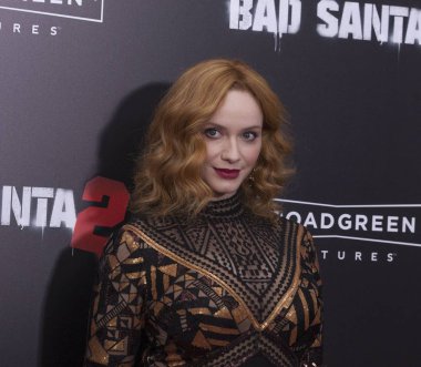 Christina Hendricks Bad Santa 2 Premiere için gelenler, Amc Loews Lincoln Square, New York, Ny Kasım 15, 2016. Fotoğraf: Lev Radin /Everett Collection