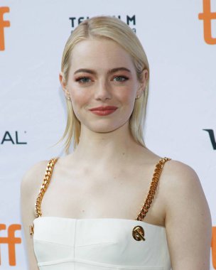 Emma Stone, 10 Eylül 2017'de Toronto Uluslararası Film Festivali'nde Battle Of The Sexes Prömiyeri için geliyor, Ryerson Theatre, Toronto, 10 Eylül 2017. Fotoğraf: Ja / Everett Koleksiyonu