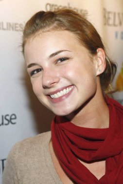 Emily VanCamp at arrivals for NHL All-Star Celebrity Charity After Party, Greenhouse at Top of Main, Park City, UT, January 20, 2008. Photo by: James Atoa/Everett Collection clipart